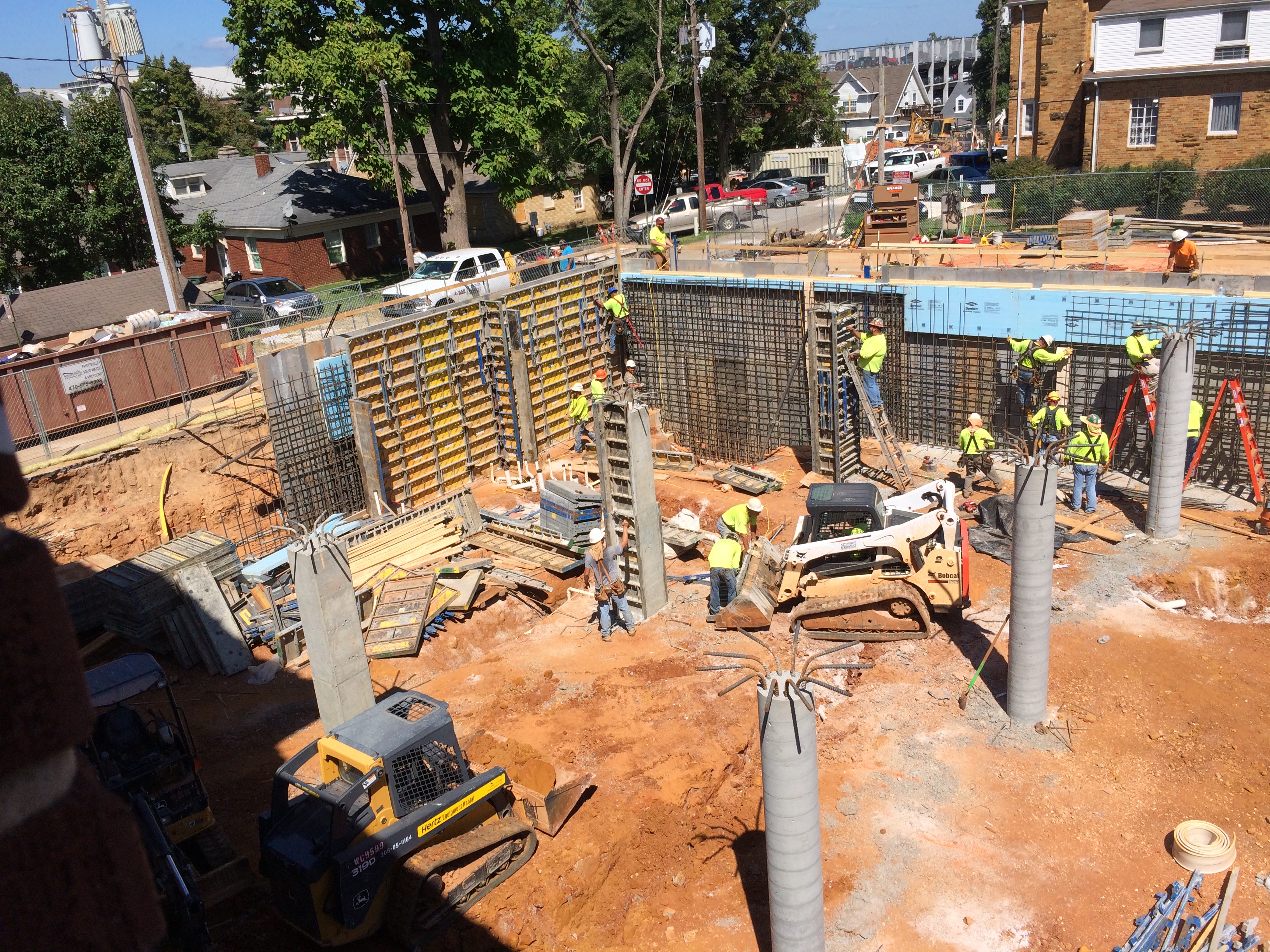 New Basement floor going in! (Click to enlarge)