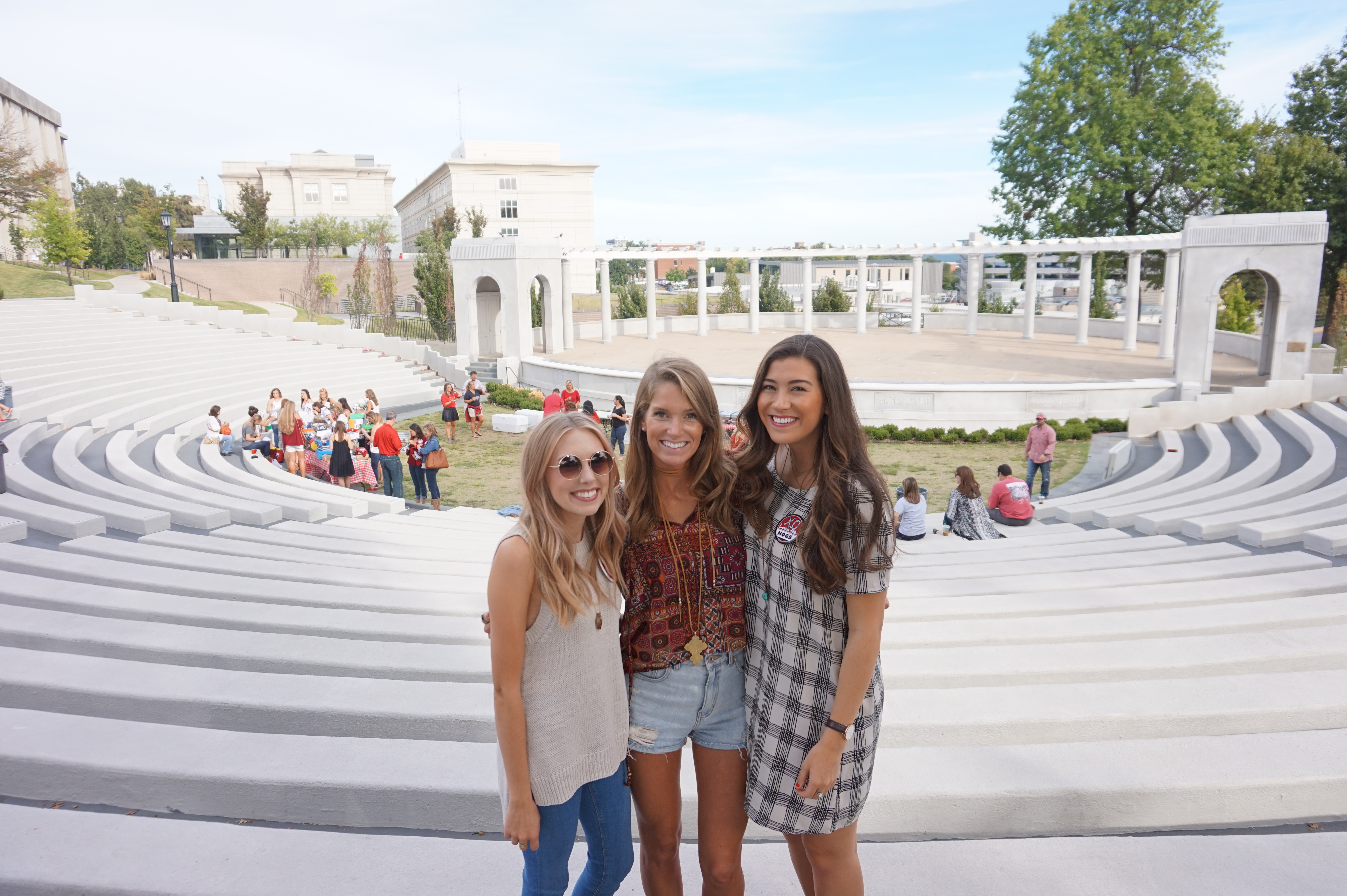 Sara Belmer (Vice President), Claire Taylor (Panhellenic Delegate), Colleen Deely (President)